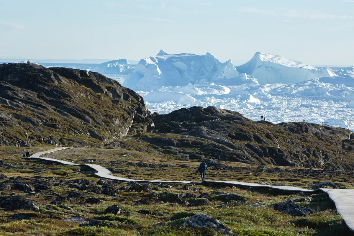 Ilulissat – Sermermiut település – Ilulissat – hajózás a Disko-öbölben a Disko-szigetre: Qeqertarsuaq