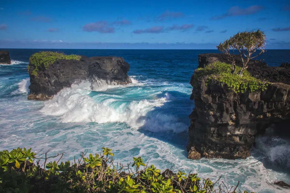 Szamoa, Savai’i-sziget – Palauli lávacsövek – Afu A’au-vízesés