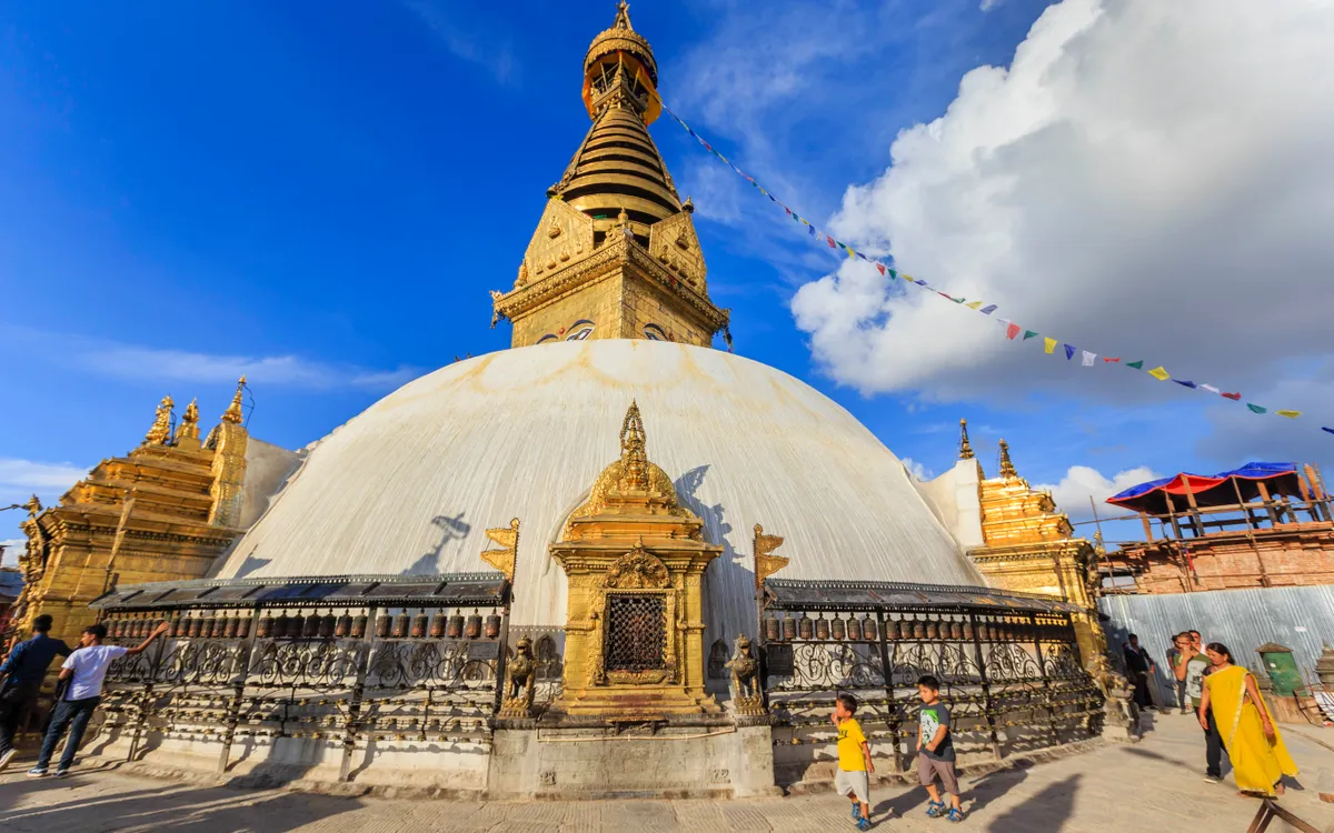 Katmandu-völgy: Swayambhunath sztúpa – Patan