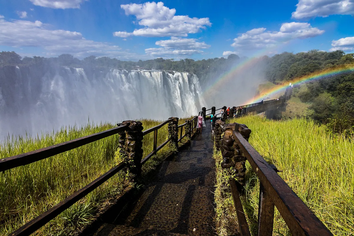 Rundu – Caprivi-sáv – Kasane – Zimbabwe: Victoria Falls