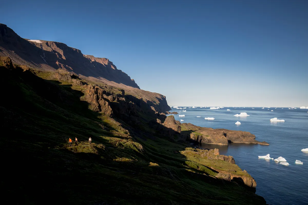 Qeqertarsuaq – Kuannit gyalogtúra – kompozás a Disko-öbölben – Ilulissat